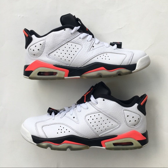 SOLD! Nike Air Jordan 6 Retro Low White Infrared Jordans - Picture 3 of 14